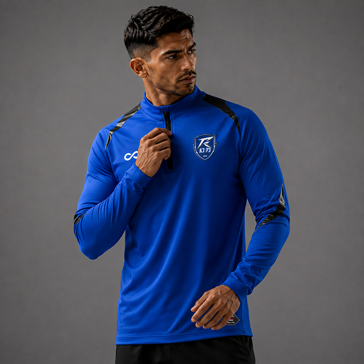 1/4 Half Zip Vanta PU Series Phantblade - AS233XFHR3 blue