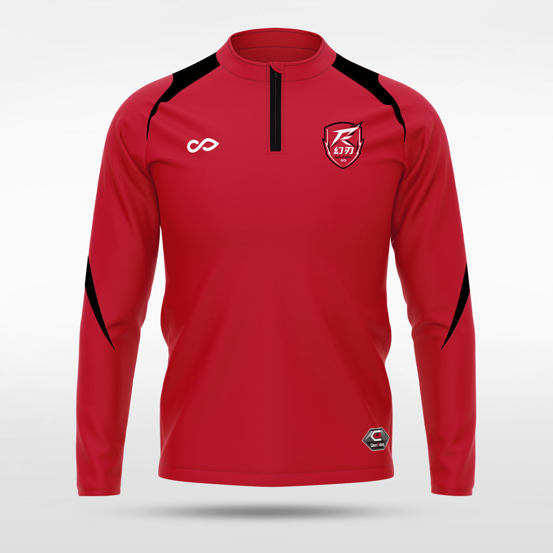 1/4 Half Zip Vanta PU Series Phantblade - AS233XFHR3 red