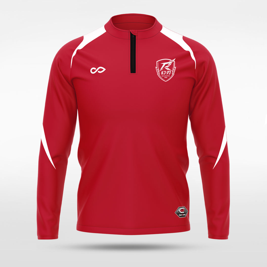 1/4 Half Zip Vanta PU Series Phantblade - AS233XFHR3 red