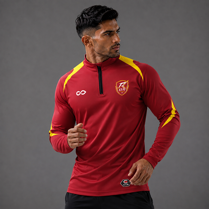 1/4 Half Zip Vanta PU Series Phantblade - AS233XFHR3 red