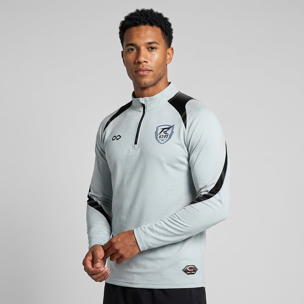 1/4 Half Zip Vanta PU Series Phantblade - AS233XFHR3 silver