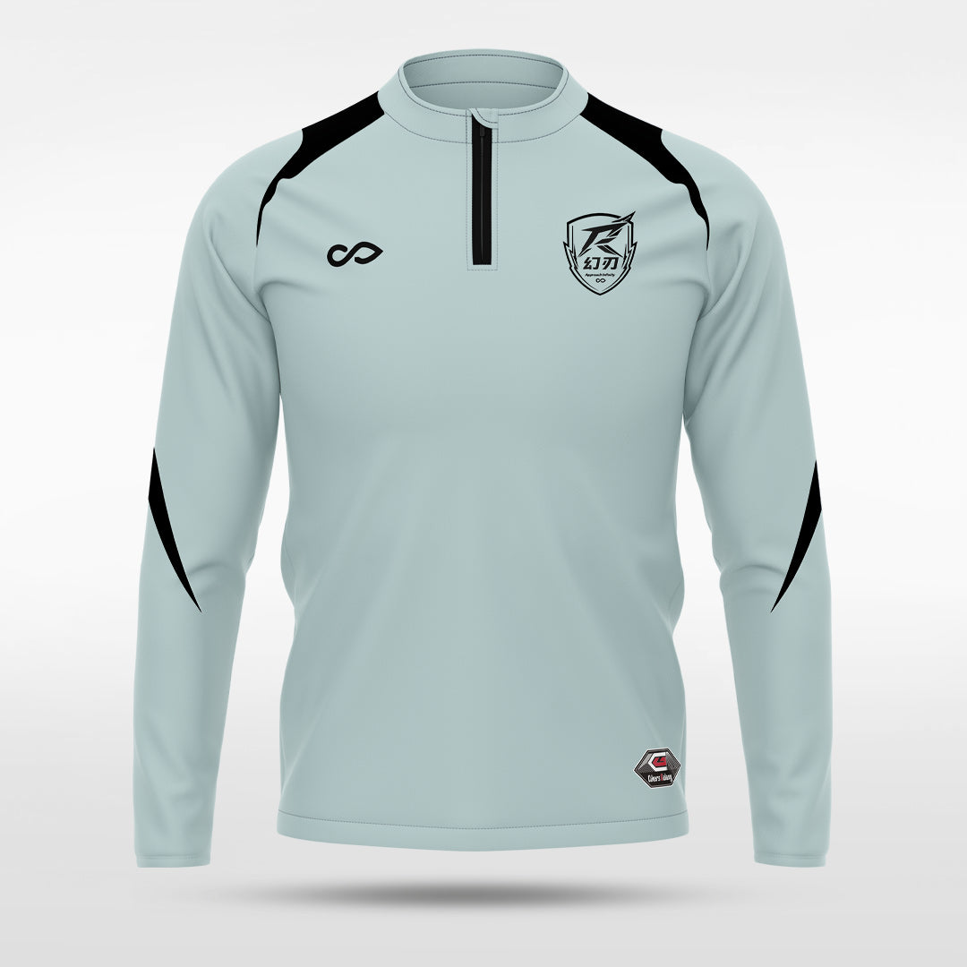 1/4 Half Zip Vanta PU Series Phantblade - AS233XFHR3 silver