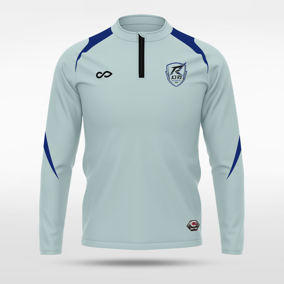 1/4 Half Zip Vanta PU Series Phantblade - AS233XFHR3 silver