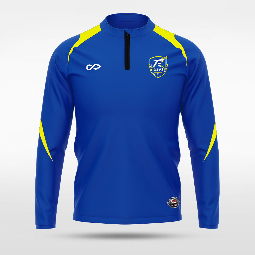 kid 1/4 Half Zip Vanta PU Series Phantblade - AS233XFHR8 blue