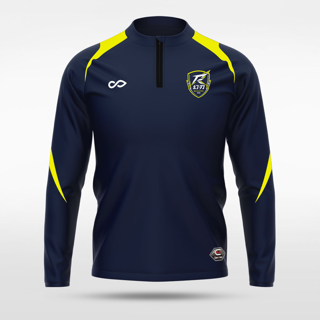 kid 1/4 Half Zip Vanta PU Series Phantblade - AS233XFHR8 navy