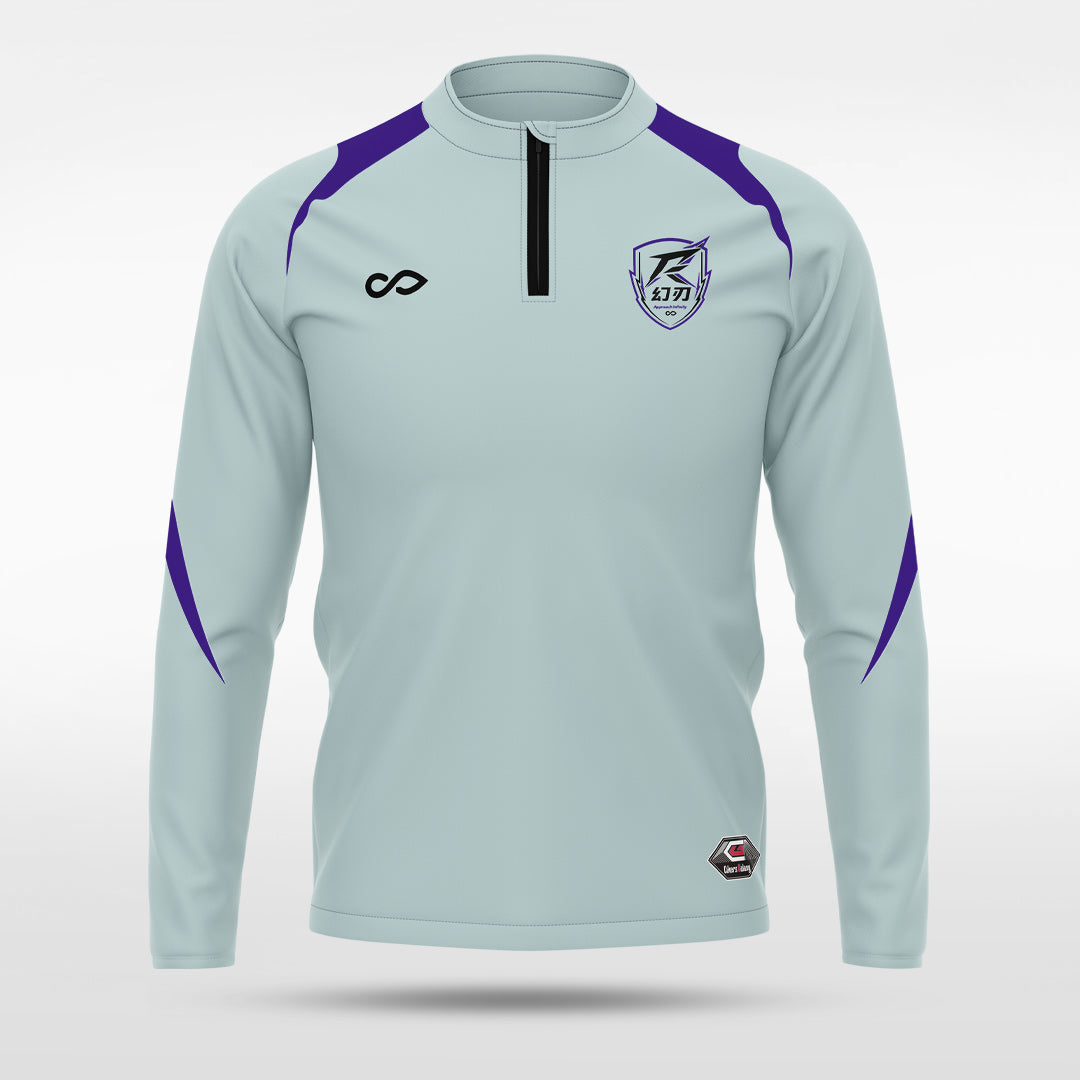 kid 1/4 Half Zip Vanta PU Series Phantblade - AS233XFHR8 gray