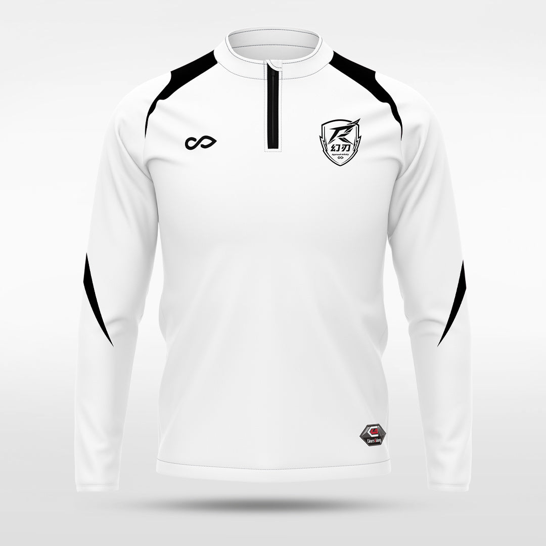 kid 1/4 Half Zip Vanta PU Series Phantblade - AS233XFHR8 white