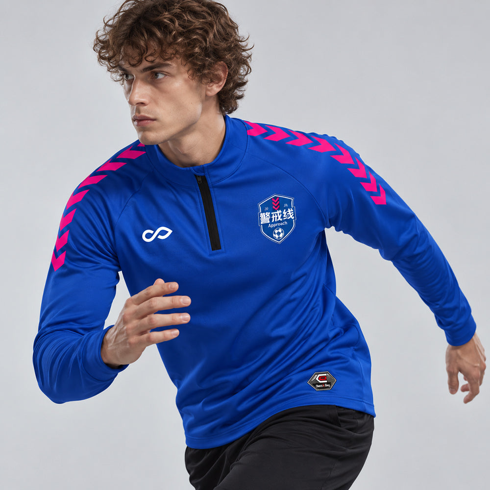 1/4 Half Zip Vanta PU Series Vigilux - AS233XFJJX3 blue