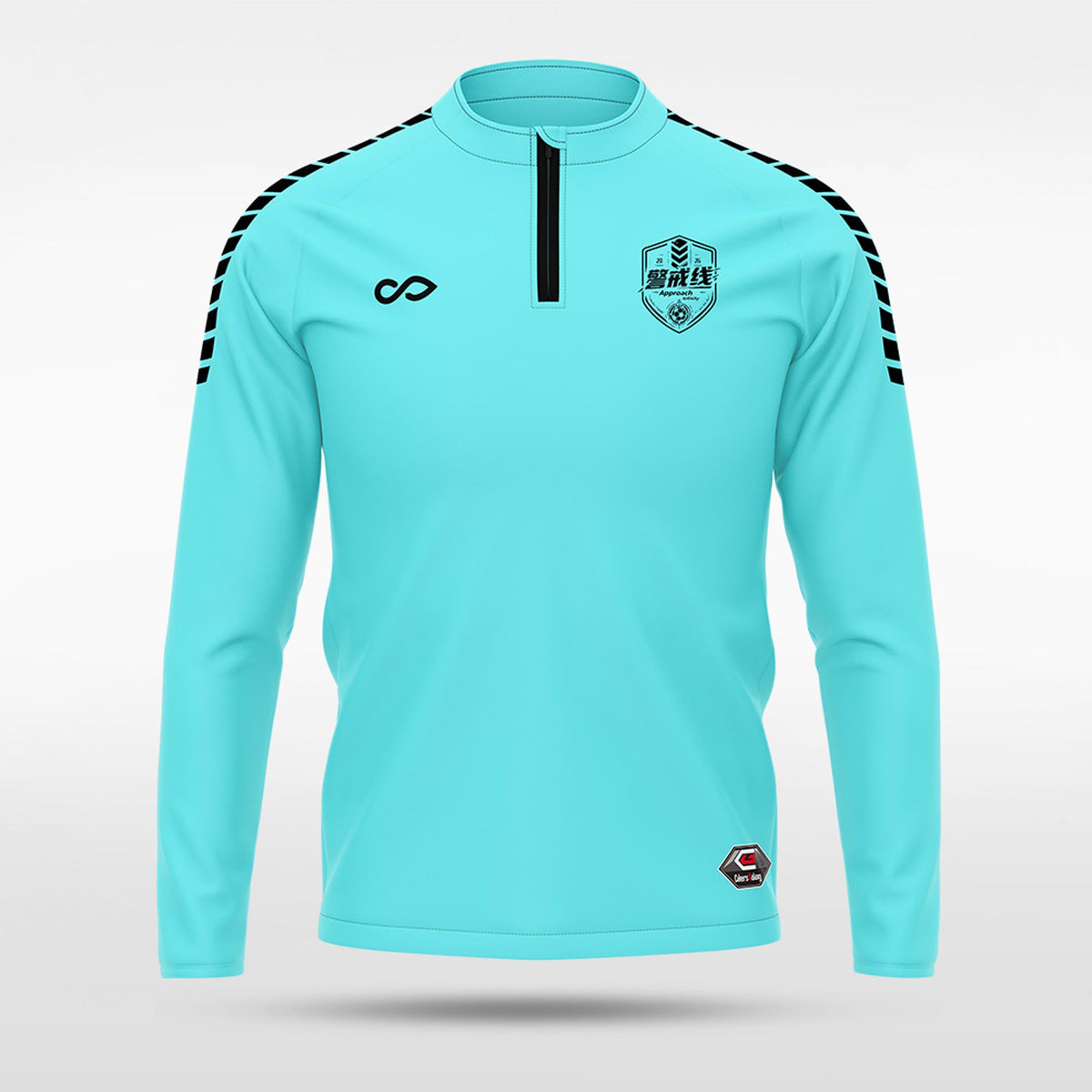 1/4 Half Zip Vanta PU Series Vigilux - AS233XFJJX3 mediumspringgreen