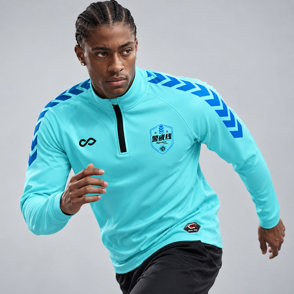 1/4 Half Zip Vanta PU Series Vigilux - AS233XFJJX3 mediumspringgreen