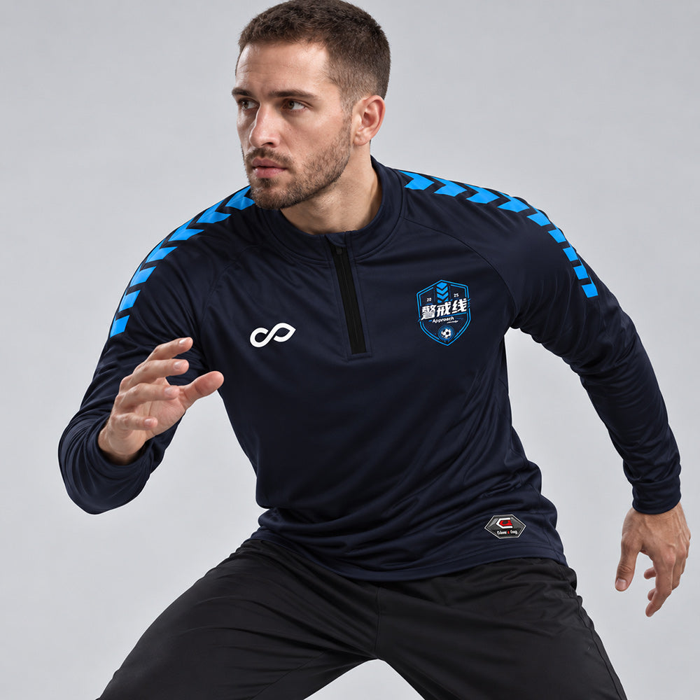 1/4 Half Zip Vanta PU Series Vigilux - AS233XFJJX3 navy