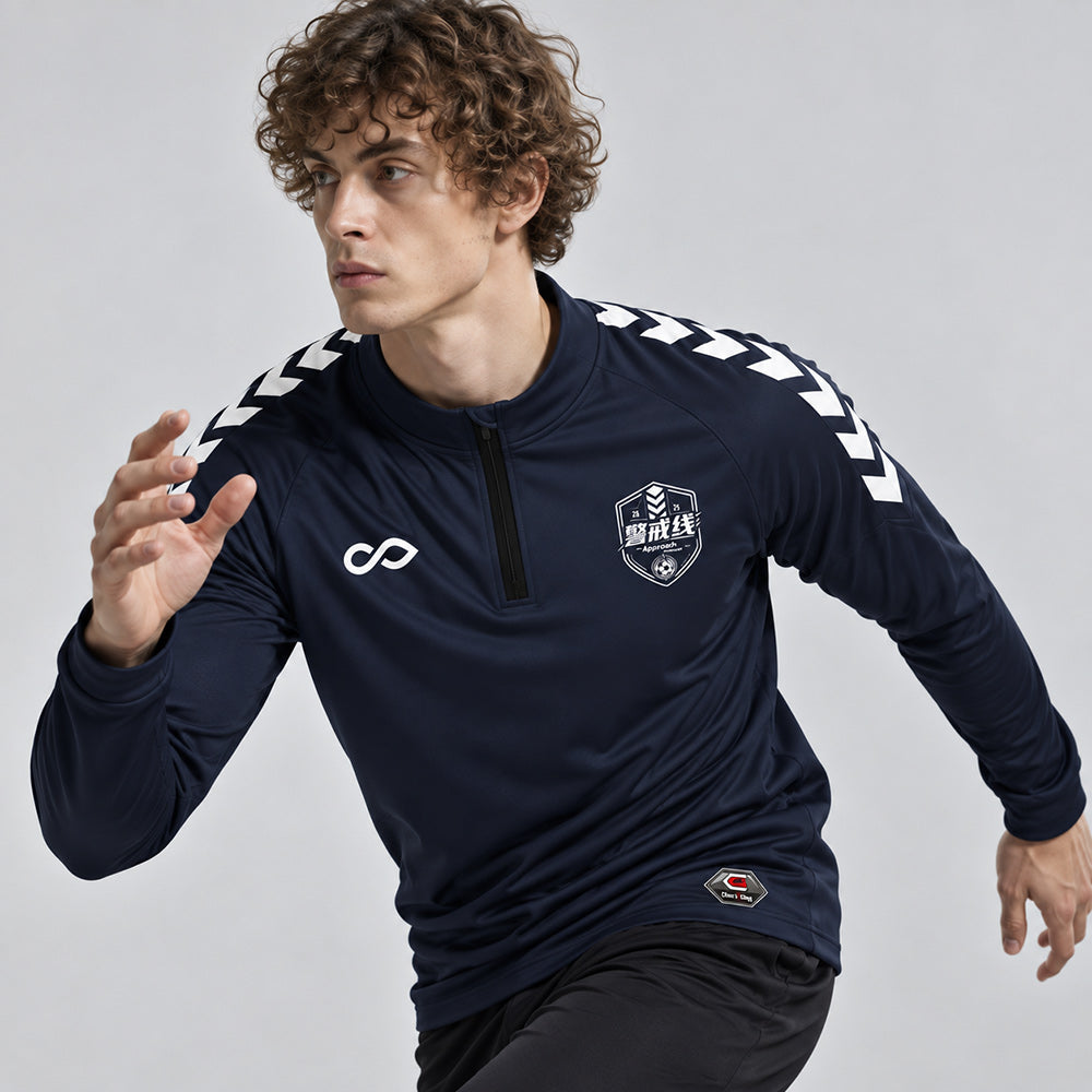 1/4 Half Zip Vanta PU Series Vigilux - AS233XFJJX3 navy