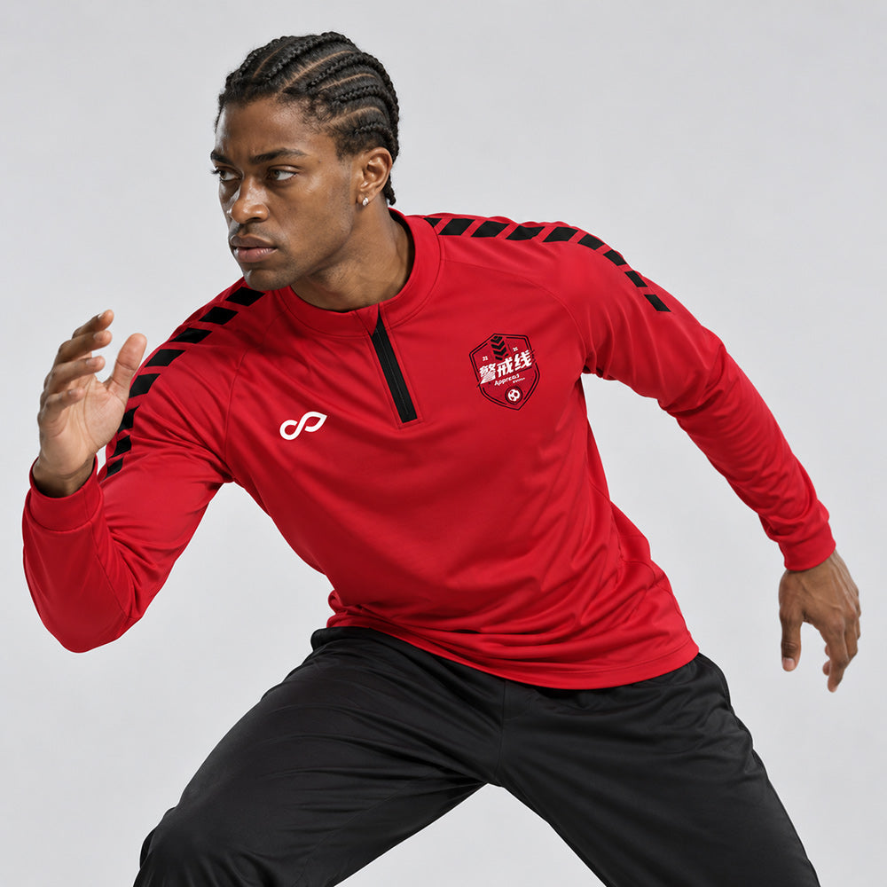 1/4 Half Zip Vanta PU Series Vigilux - AS233XFJJX3 red