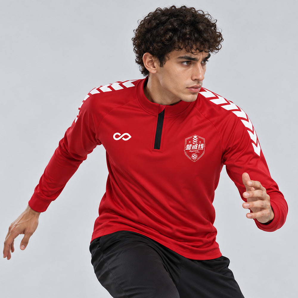 1/4 Half Zip Vanta PU Series Vigilux - AS233XFJJX3 red