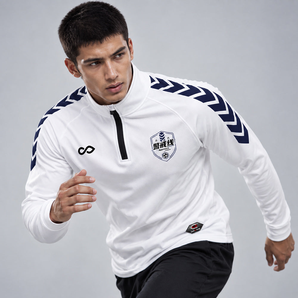 1/4 Half Zip Vanta PU Series Vigilux - AS233XFJJX3 white