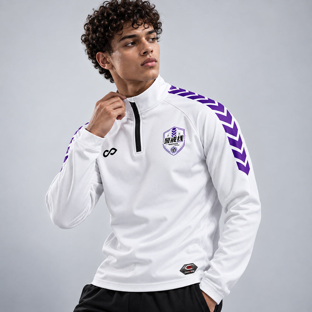 1/4 Half Zip Vanta PU Series Vigilux - AS233XFJJX3 white