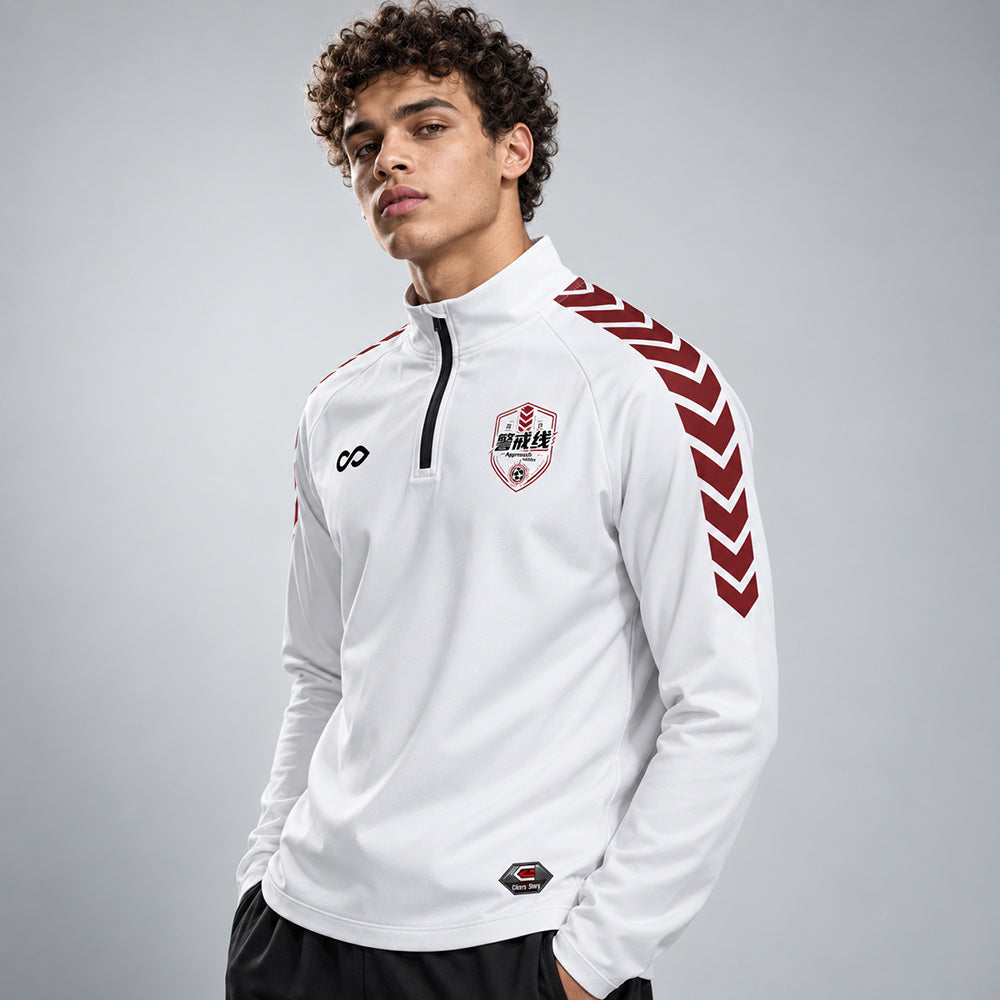 1/4 Half Zip Vanta PU Series Vigilux - AS233XFJJX3 white