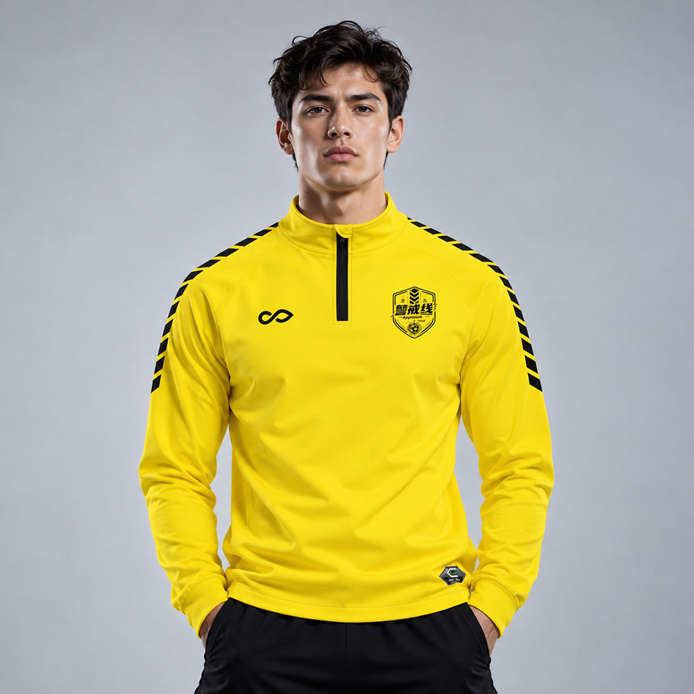 1/4 Half Zip Vanta PU Series Vigilux - AS233XFJJX3 yellow