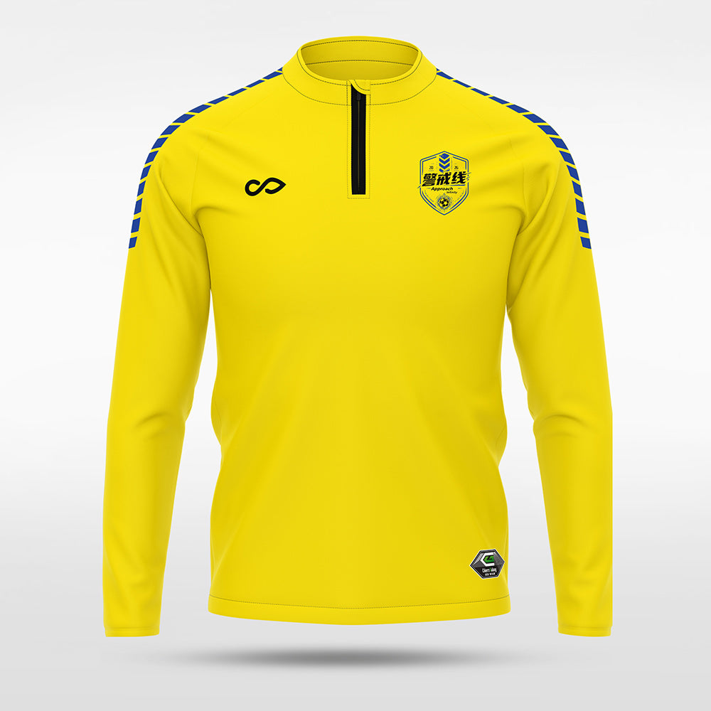 1/4 Half Zip Vanta PU Series Vigilux - AS233XFJJX3 yellow