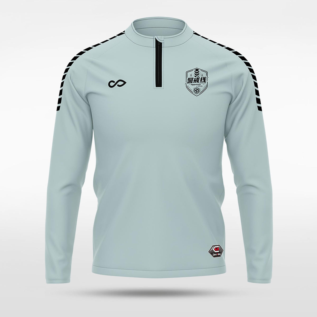 kid 1/4 Half Zip Vanta PU Series Vigilux - AS233XFJJX8 gray