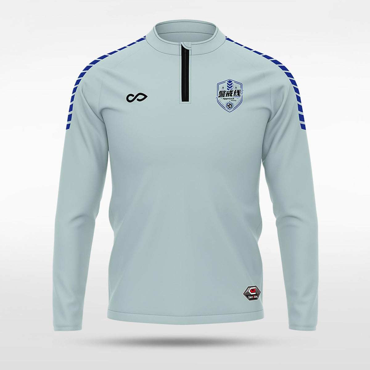 kid 1/4 Half Zip Vanta PU Series Vigilux - AS233XFJJX8 gray
