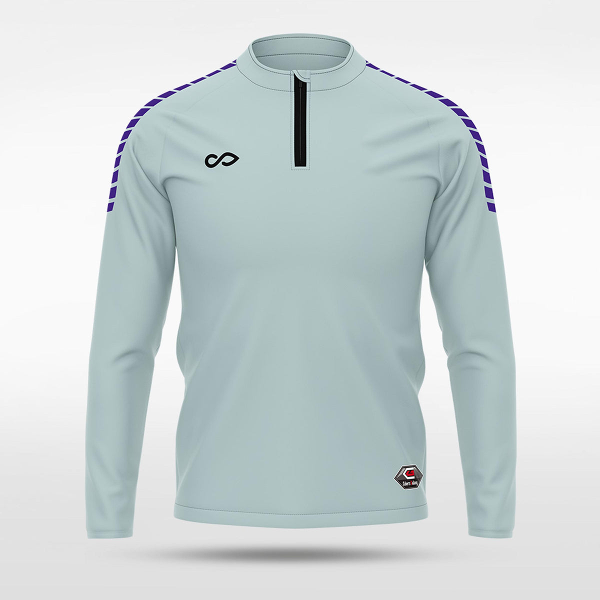 kid 1/4 Half Zip Vanta PU Series Vigilux - AS233XFJJX8 gray