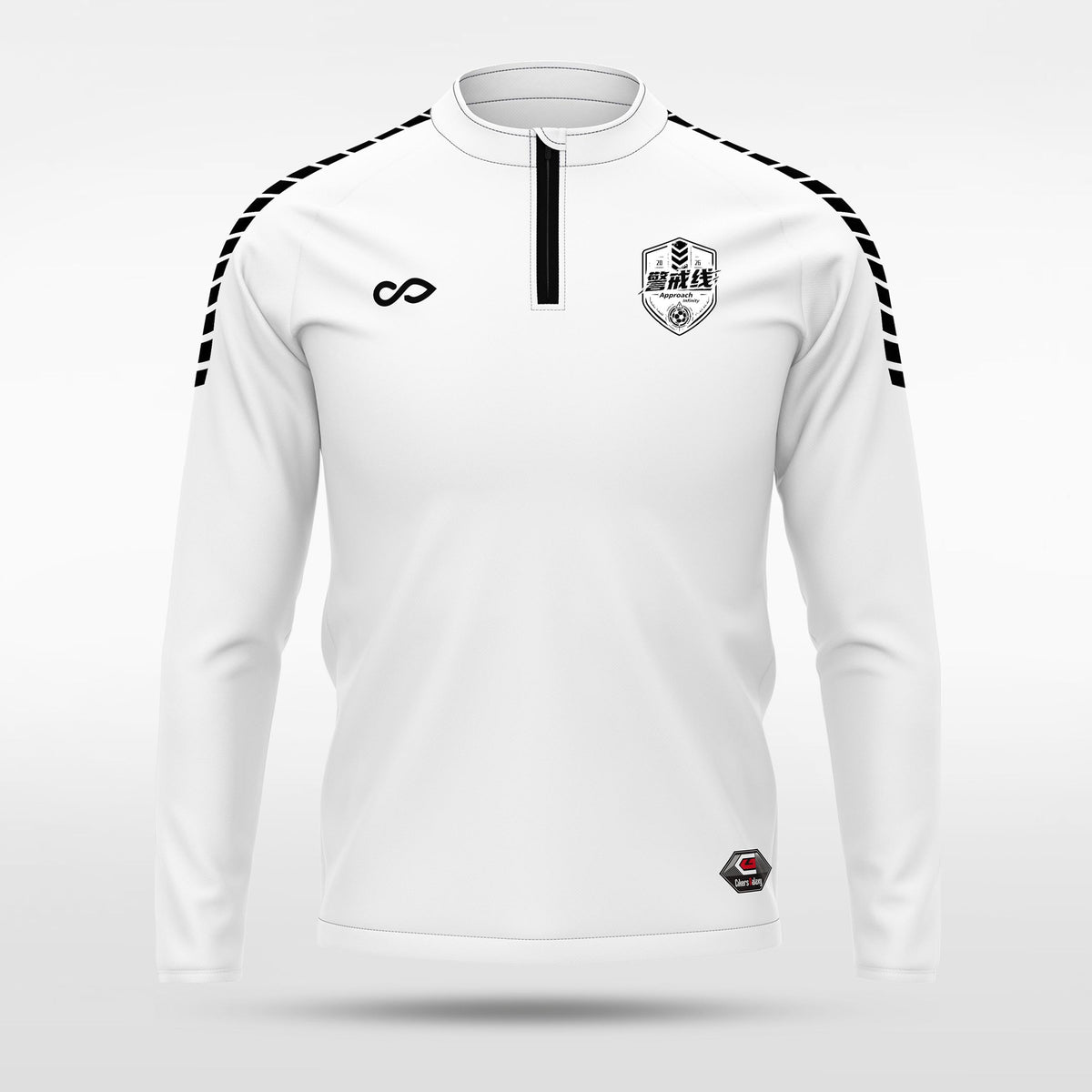 kid 1/4 Half Zip Vanta PU Series Vigilux - AS233XFJJX8 white