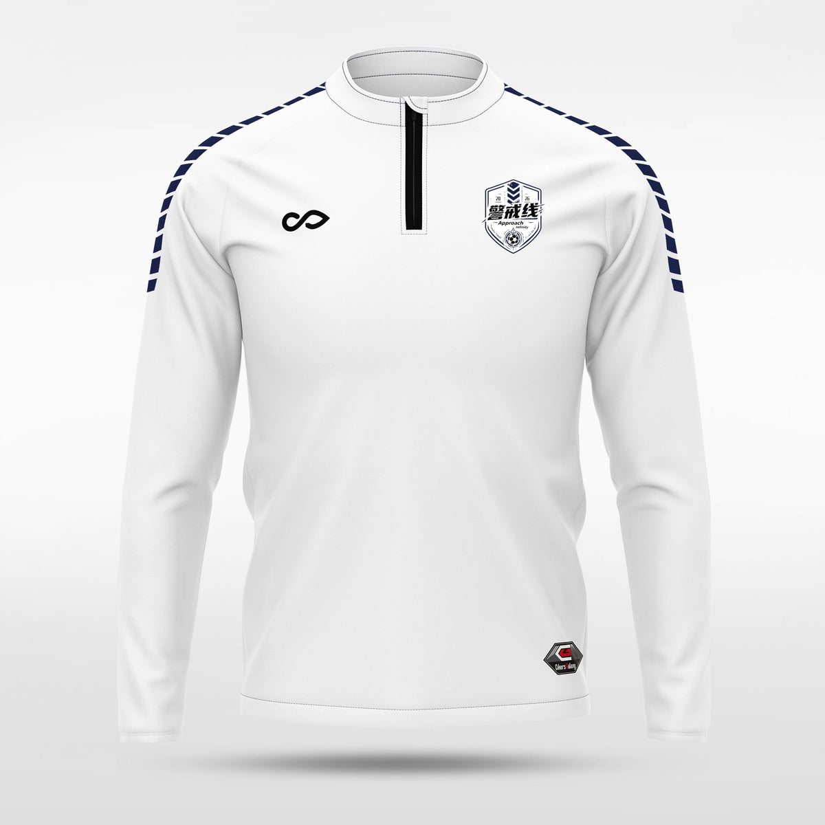 kid 1/4 Half Zip Vanta PU Series Vigilux - AS233XFJJX8 white