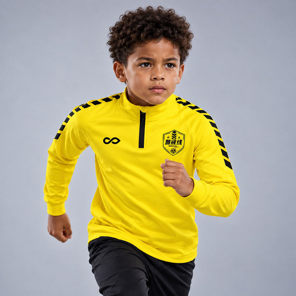 kid 1/4 Half Zip Vanta PU Series Vigilux - AS233XFJJX8 Yellow