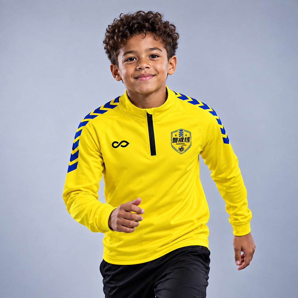 kid 1/4 Half Zip Vanta PU Series Vigilux - AS233XFJJX8 Yellow