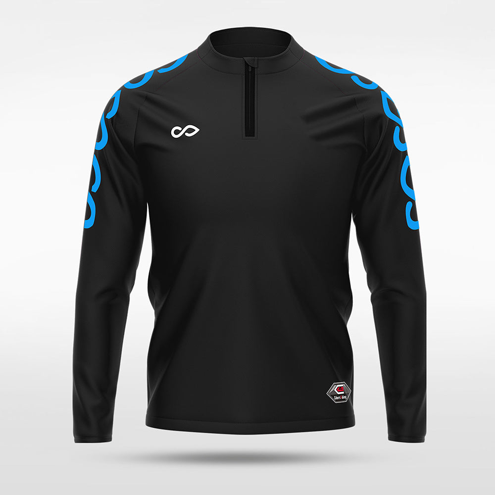 1/4 Half Zip Vanta PU  Series Catenara - AS233XFLD3 black