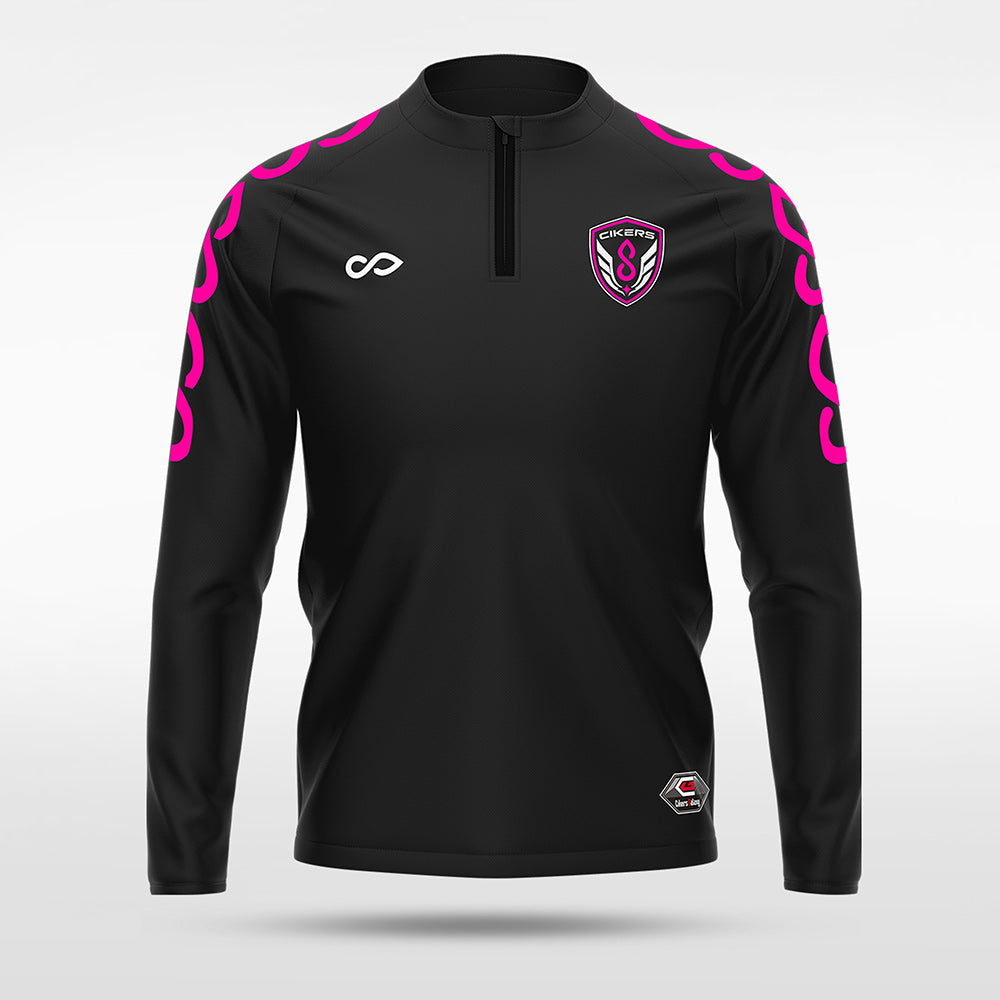1/4 Half Zip Vanta PU  Series Catenara - AS233XFLD3 black