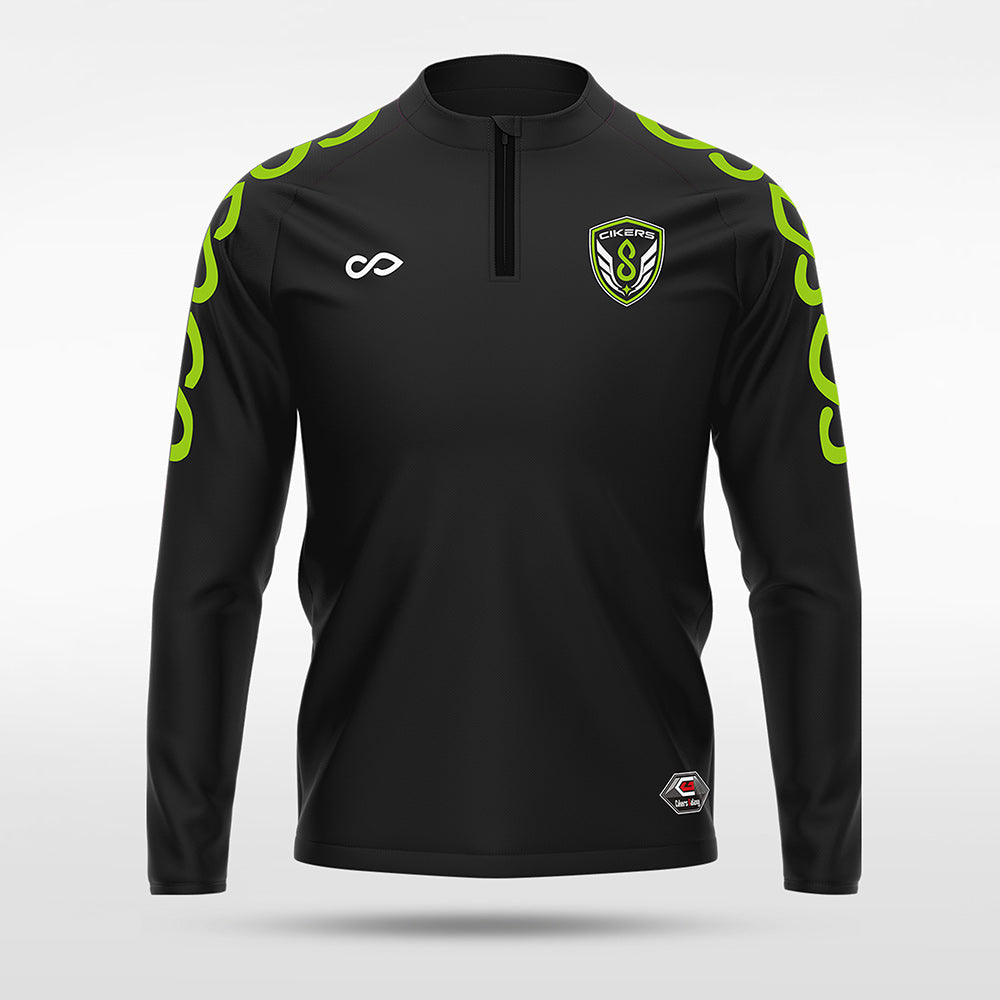 1/4 Half Zip Vanta PU  Series Catenara - AS233XFLD3 black