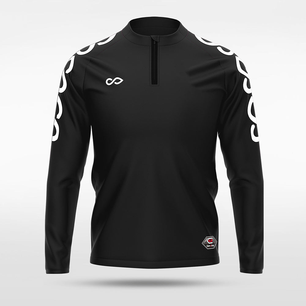 1/4 Half Zip Vanta PU  Series Catenara - AS233XFLD3 black