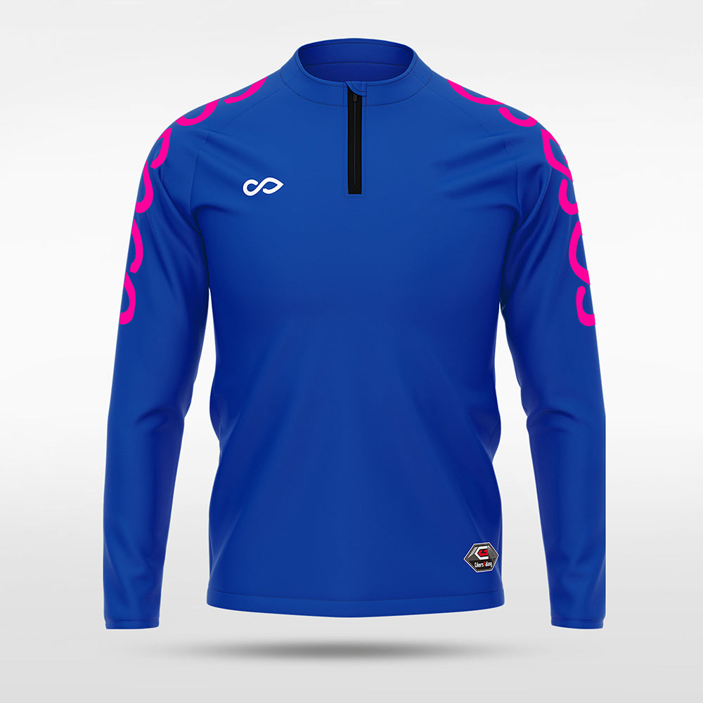 1/4 Half Zip Vanta PU  Series Catenara - AS233XFLD3 blue
