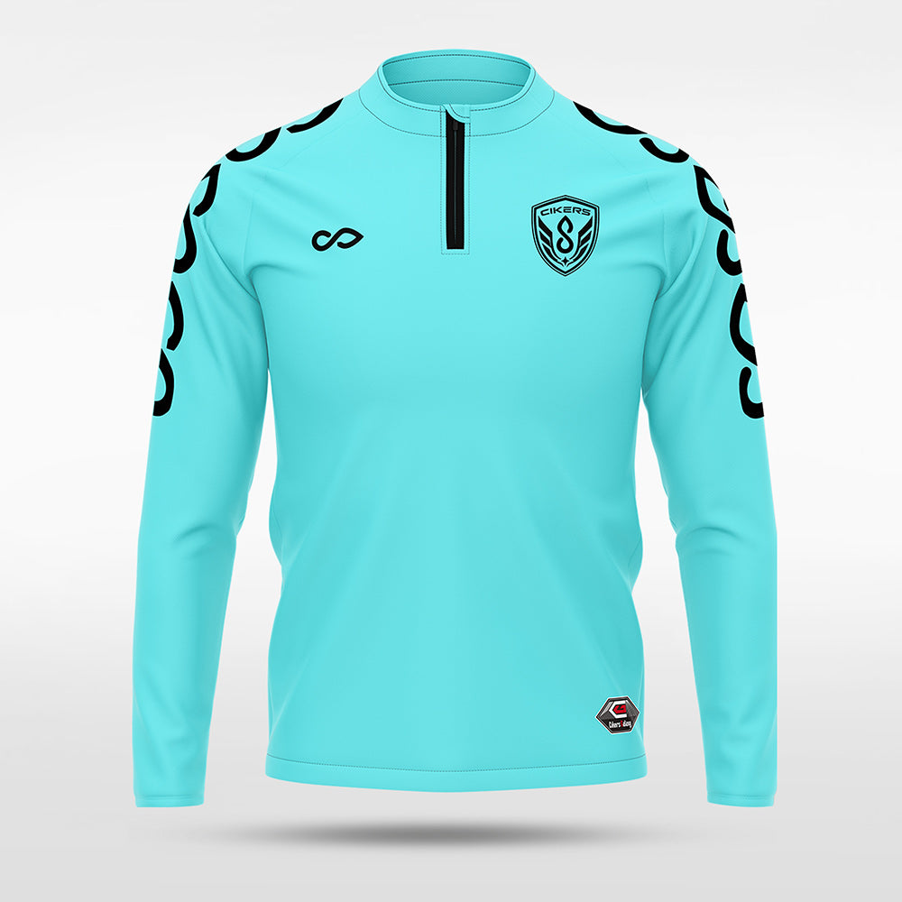 1/4 Half Zip Vanta PU  Series Catenara - AS233XFLD3 Mint Green