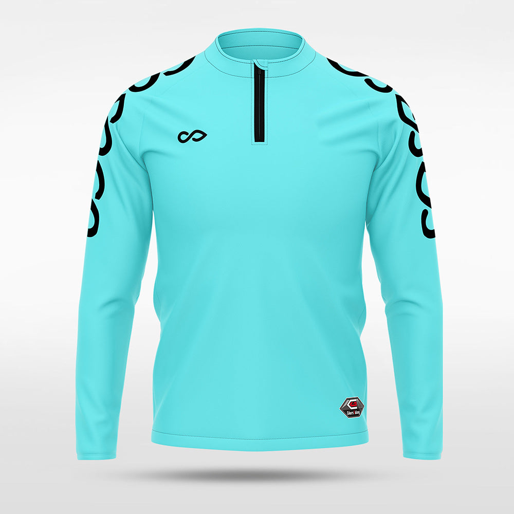 1/4 Half Zip Vanta PU  Series Catenara - AS233XFLD3 Mint Green