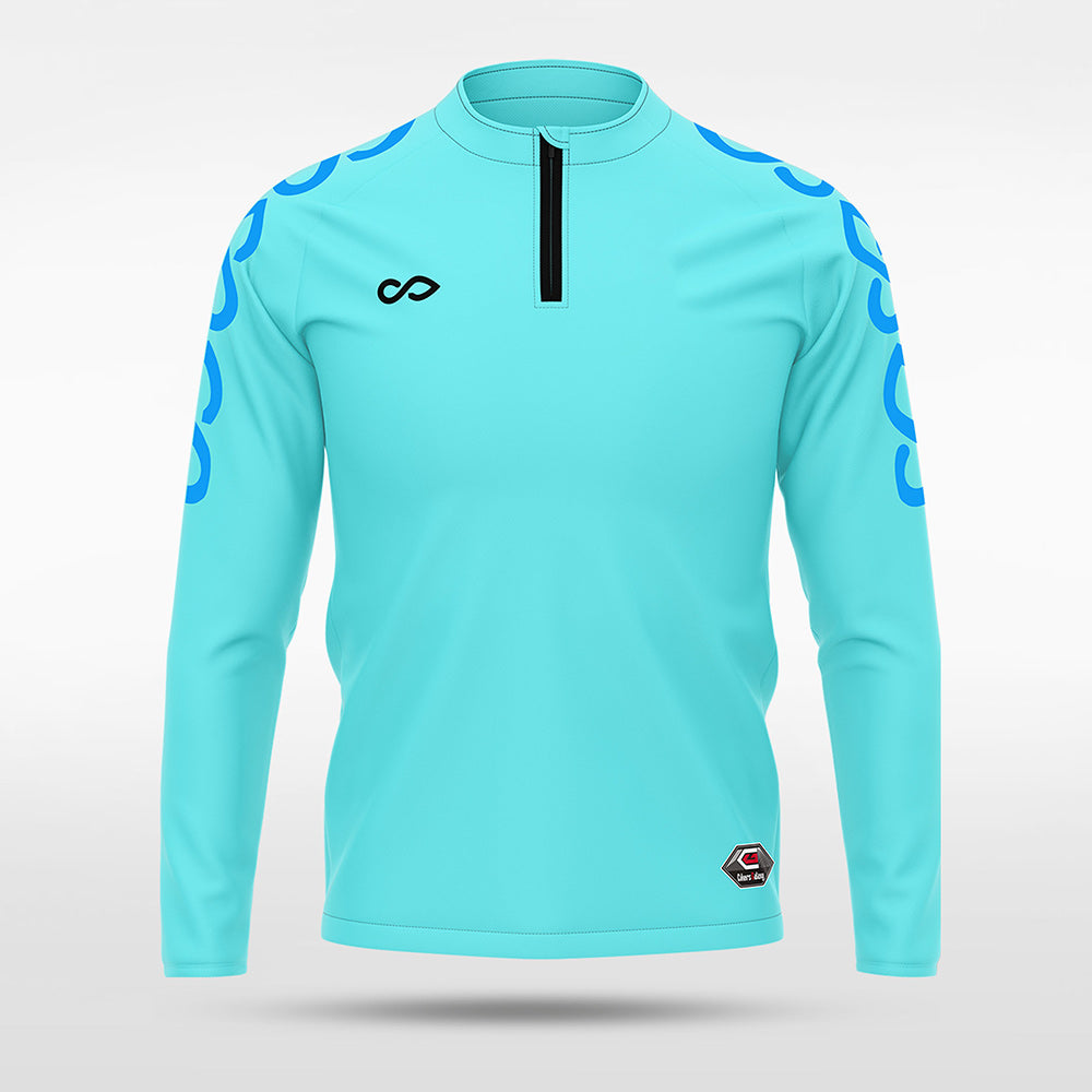 1/4 Half Zip Vanta PU  Series Catenara - AS233XFLD3 Mint Green