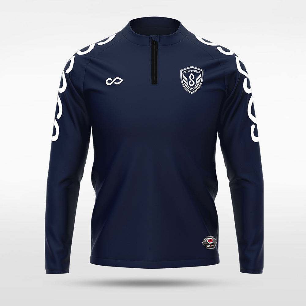 1/4 Half Zip Vanta PU  Series Catenara - AS233XFLD3 navy