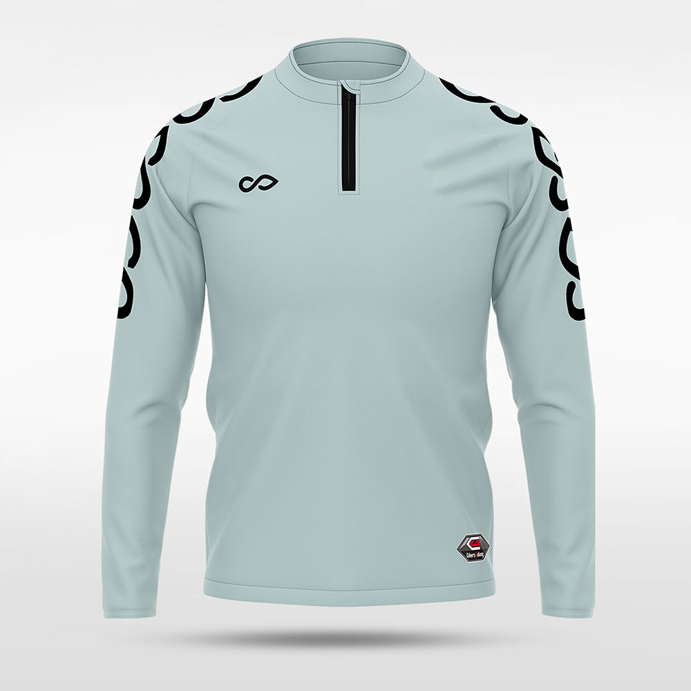 1/4 Half Zip Vanta PU  Series Catenara - AS233XFLD3 gray