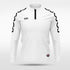 1/4 Half Zip Vanta PU  Series Catenara - AS233XFLD3 white