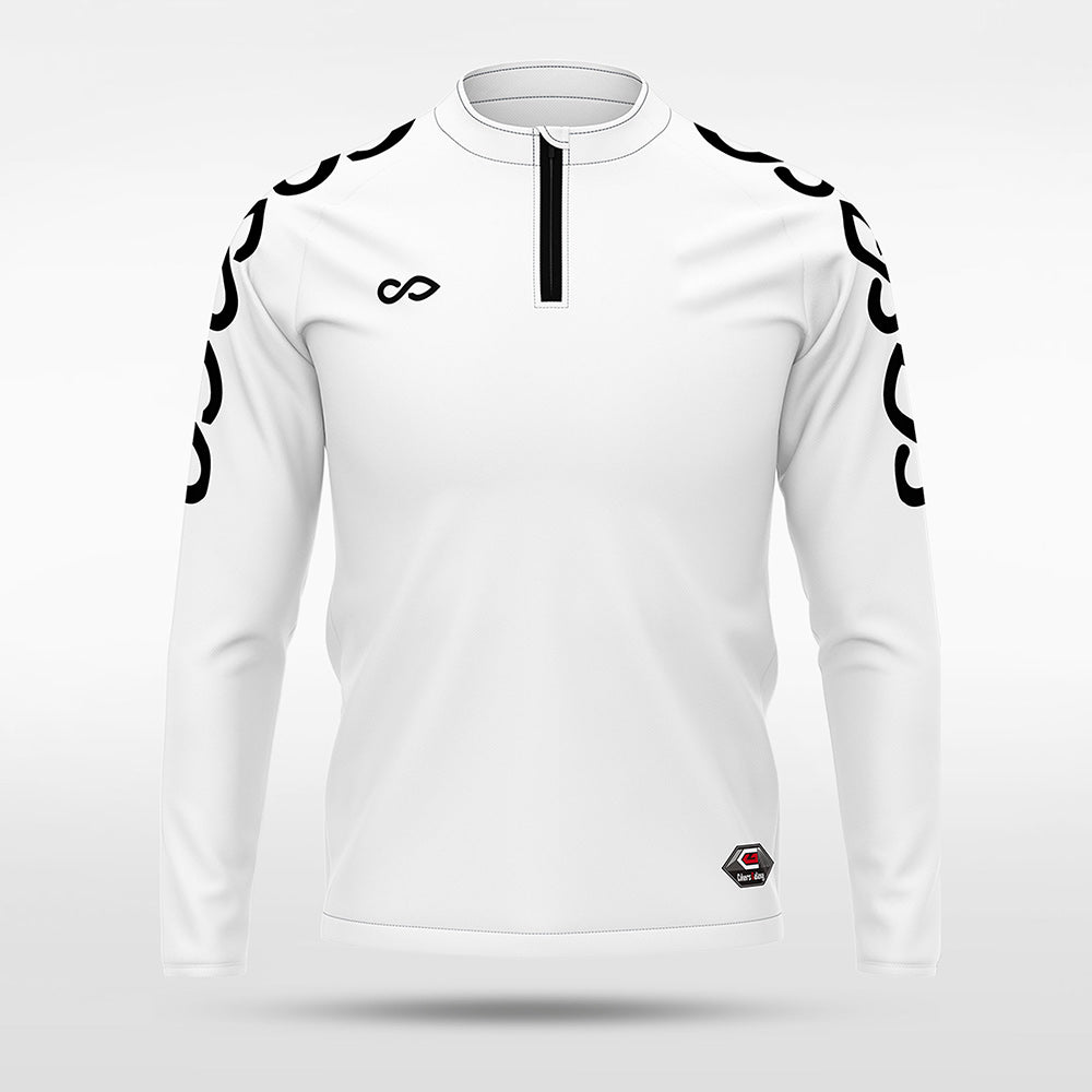1/4 Half Zip Vanta PU  Series Catenara - AS233XFLD3 white