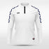 1/4 Half Zip Vanta PU  Series Catenara - AS233XFLD3 white
