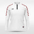 1/4 Half Zip Vanta PU  Series Catenara - AS233XFLD3 white