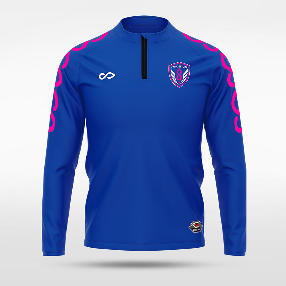 kid 1/4 Half Zip Vanta PU Series Catenara - AS233XFLD8 blue