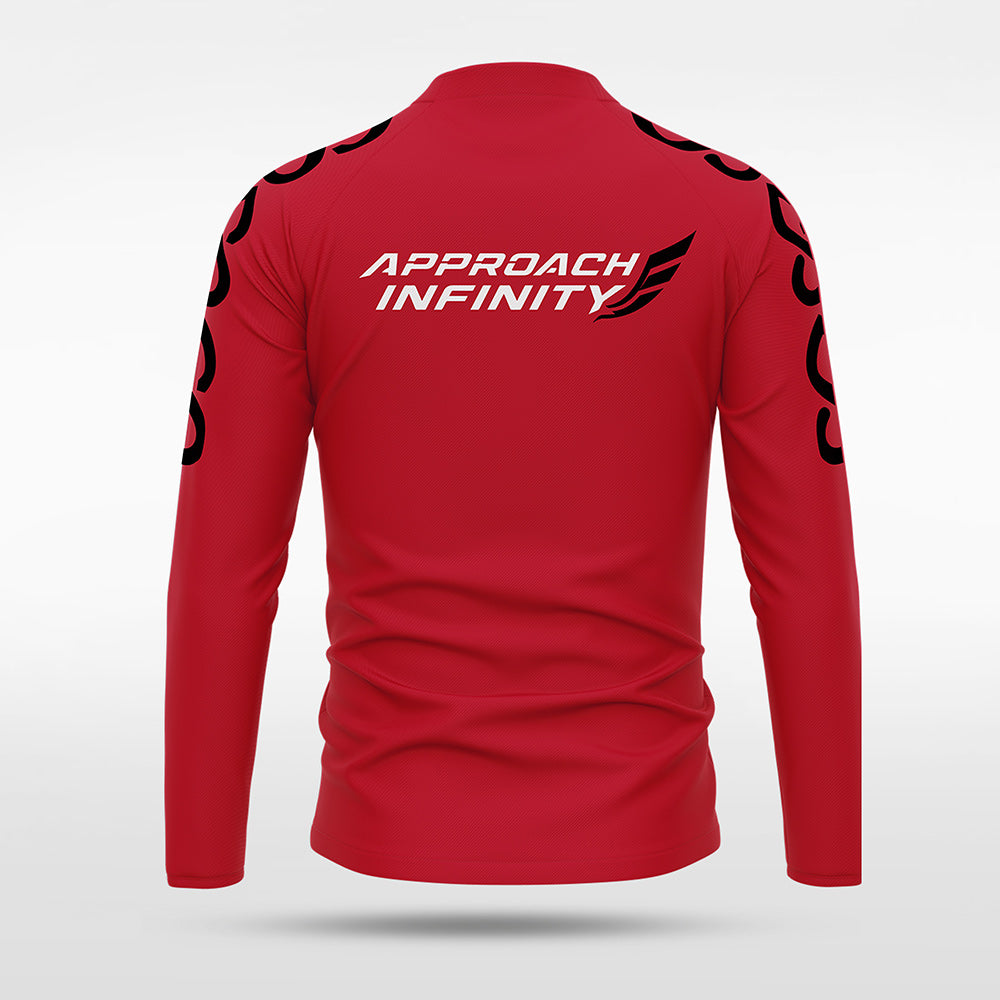 kid 1/4 Half Zip Vanta PU Series Catenara - AS233XFLD8 red