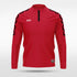 kid 1/4 Half Zip Vanta PU Series Catenara - AS233XFLD8 red