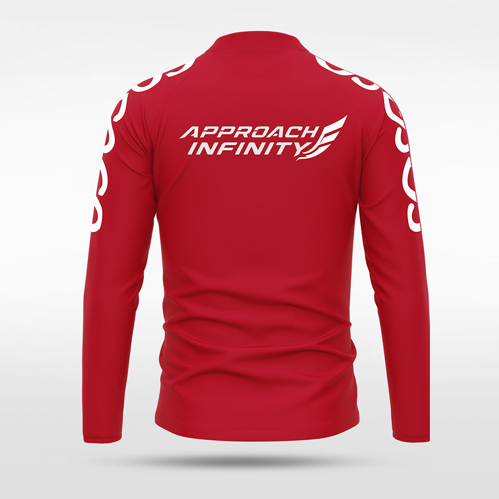 kid 1/4 Half Zip Vanta PU Series Catenara - AS233XFLD8 red