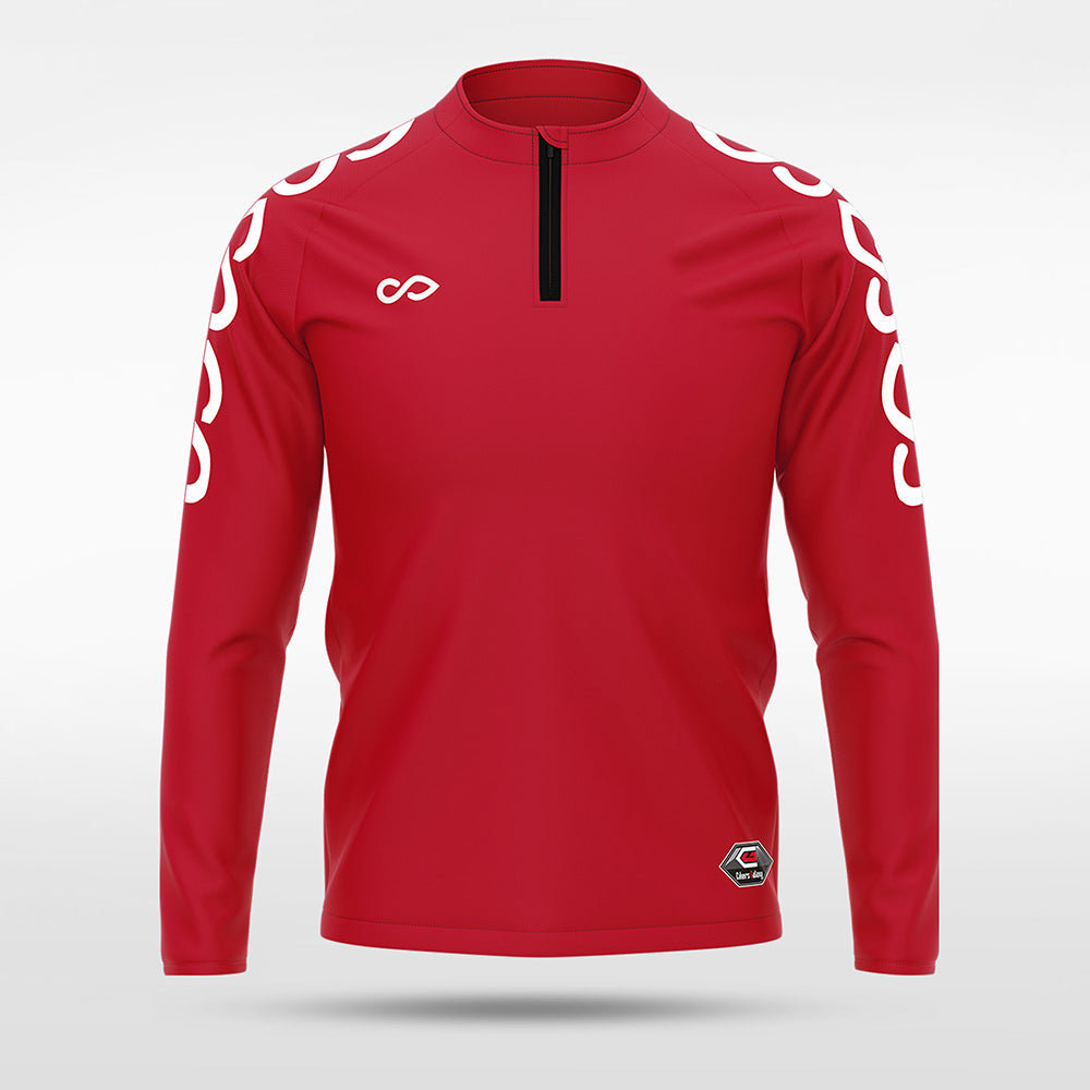 kid 1/4 Half Zip Vanta PU Series Catenara - AS233XFLD8 red