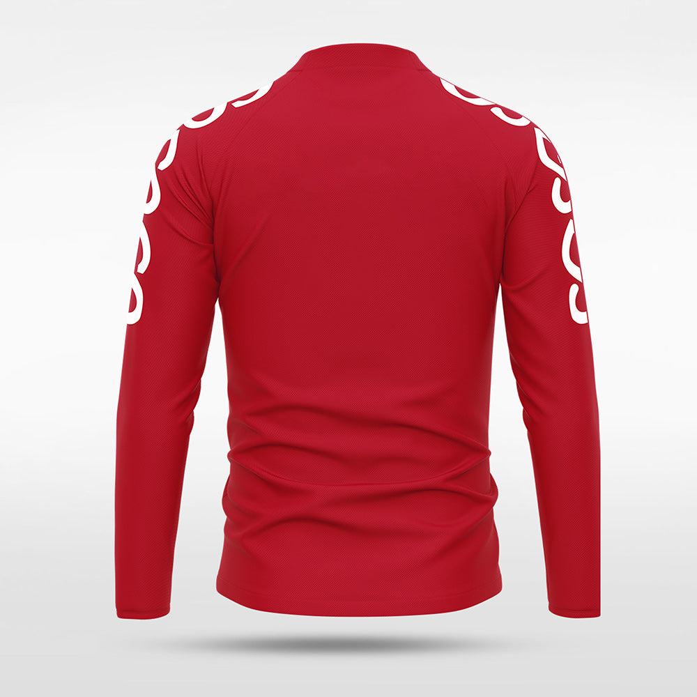 kid 1/4 Half Zip Vanta PU Series Catenara - AS233XFLD8 red